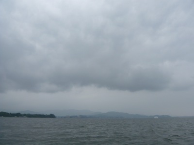 奥浜名湖の雨雲